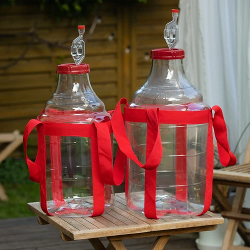 Kevyt, särkymätön viinipallo hihnoilla, 20 L - 10
