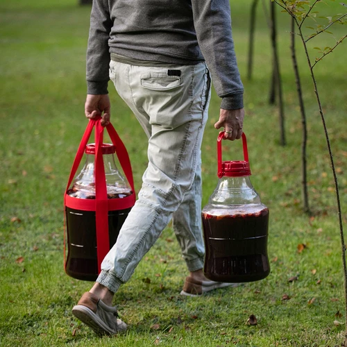 Kevyt, särkymätön viinipallo hihnoilla, 20 L - 12
