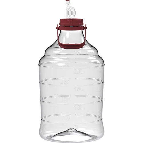 Kevyt, särkymätön viinipallo, jossa kahva, 25 L