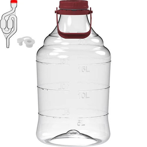 Kevyt, särkymätön viinipallo kahvalla, 20 L - 2