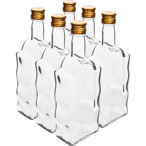 Klasztorna-pullo 500 ml, kierrekorkilla, valkoinen - 6 kpl