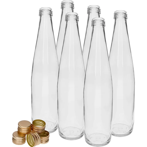 Klubowa-pullo 500 ml kultaisella kierrekorkilla, 6 kpl:n setti - 2