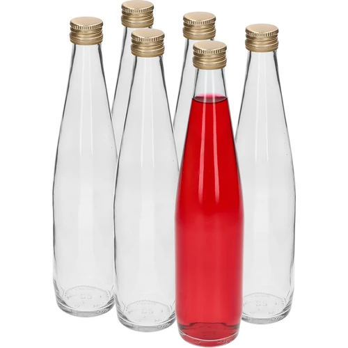 Klubowa-pullo 500 ml kultaisella kierrekorkilla, 6 kpl:n setti - 3