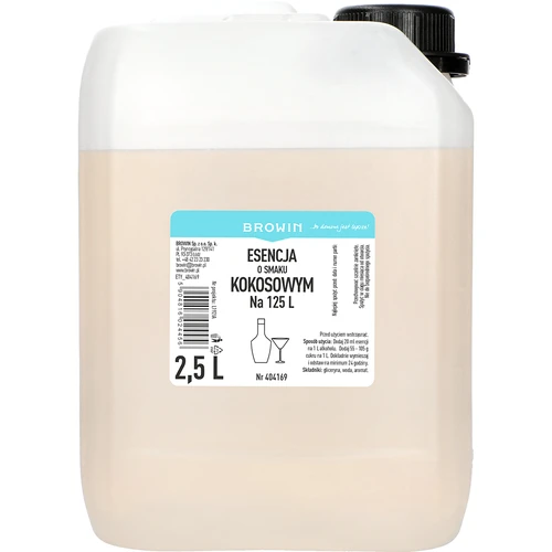Kookosmakuesanssi, 2,5L, 125L valmista juomaa varten