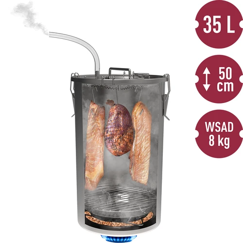 Kotisavustin kattilassa, 35 L, kaasuliedelle - 6