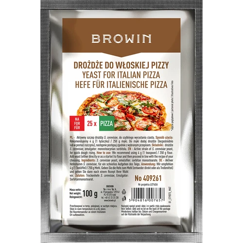 Kuivahiiva italialaiseen pizzaan - 100 g