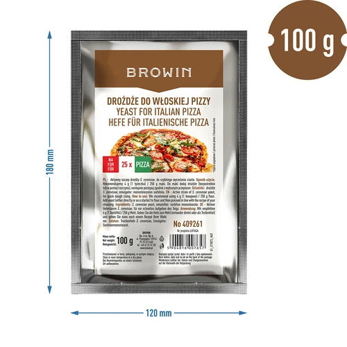 Kuivahiiva italialaiseen pizzaan - 100 g - 3