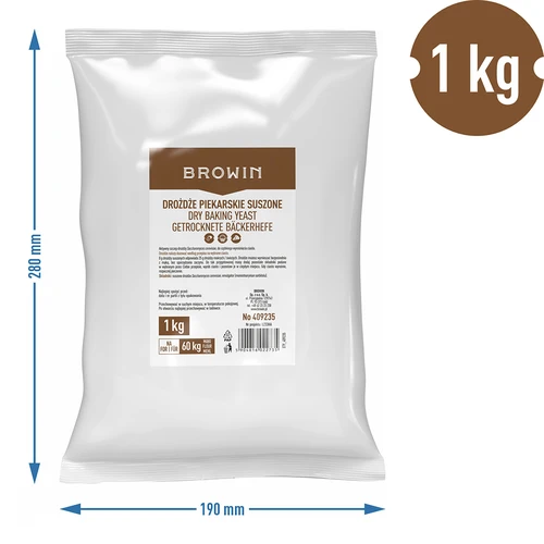 Kuivattu leipomohiiva, 1 kg - 4