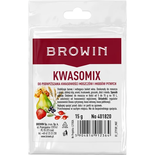 Kwasomix - happamuuden säätelijä