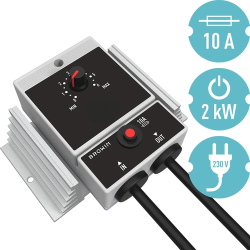 Lämmityselementin tehonsäädin, enintään 2 kW - 3