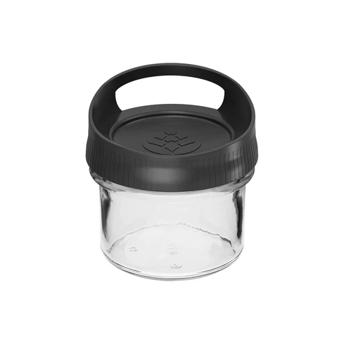 Lasinen säiliö 235 ml, ripustettavalla kannella