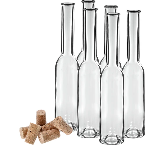 Likööripullo 200 ml 6 kpl + 6 korkkia 23/18 - 3