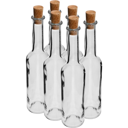 Likööripullo 350 ml 6 kpl + 6 korkkia