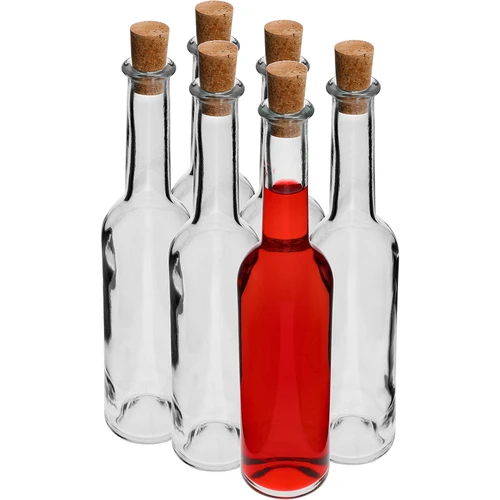 Likööripullo 350 ml 6 kpl + 6 korkkia - 2
