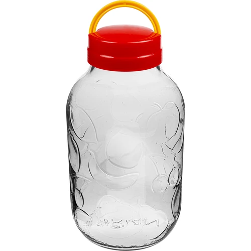 Likööripurkki 5L ja kansi kahvalla