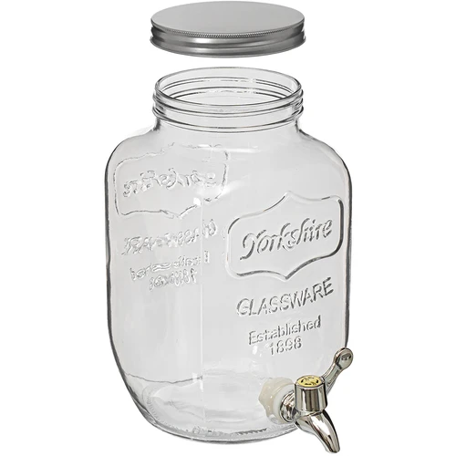Limonadapurkki hanalla - lasinen, 4 L - 2