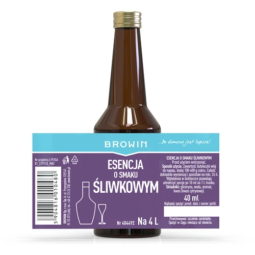 Luumunmakuinen essenssi 4 L:lle, 40 ml - 4