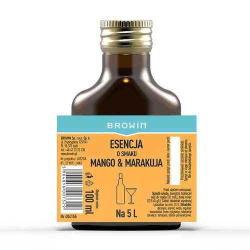 Mango & passionhedelmän makuinen esanssi 5 L, 100 ml - 4
