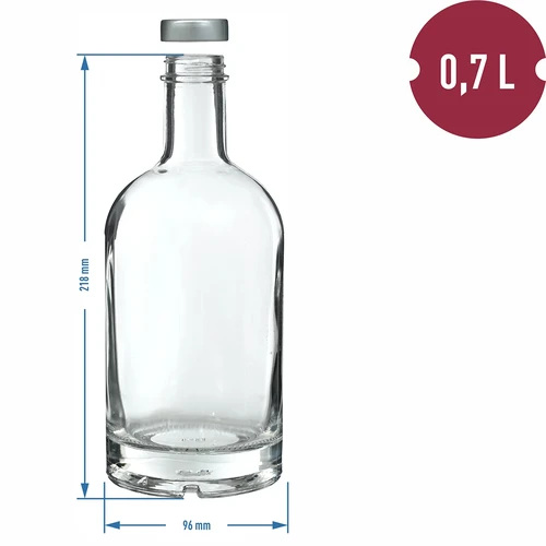 Miss Barku -pullo 700 ml ruuvikorkilla, 1 kpl - 5