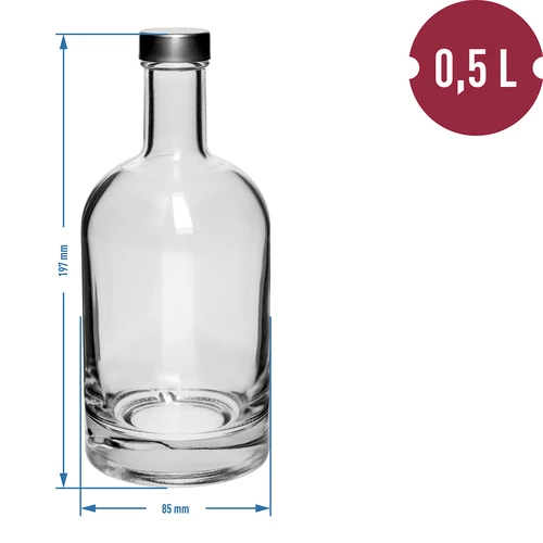 Miss Barku 500 ml -pullo kierrekorkilla, 1 kpl - 2