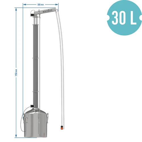 Modulaarinen tislaaja Convex 30 L sähköinen - Aabratek - 21