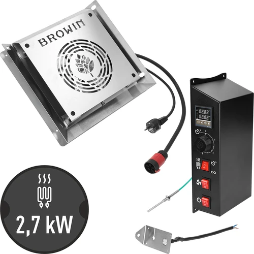 Moduulisarja digitaalisella termostaatilla - dragON 2,7 kW, puutarhasavustimille