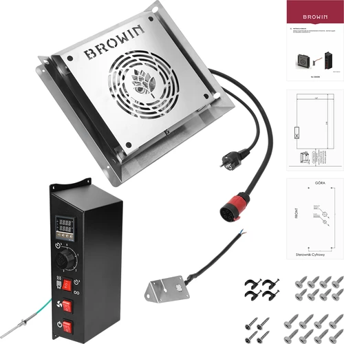 Moduulisarja digitaalisella termostaatilla - dragON 2,7 kW, puutarhasavustimille - 2
