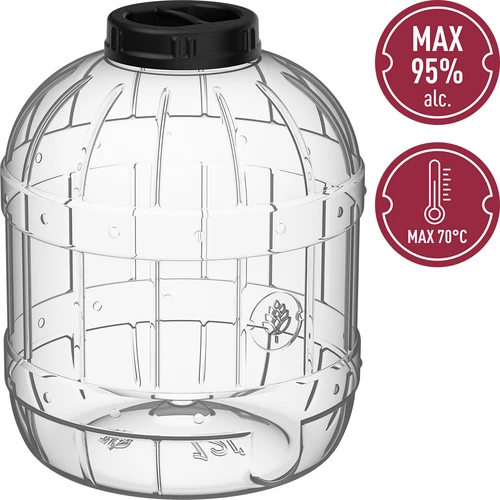 Monikäyttöinen 12L purkki kierrekannella - 4