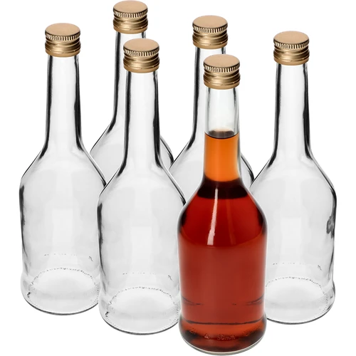 Napoleon-pullo 500 ml kierrekorkilla fi28, 6 kpl - 2