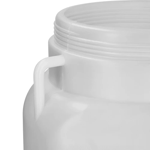 Neliömäinen astia 30 L, valkoinen, kahvoilla, Sterk - 7