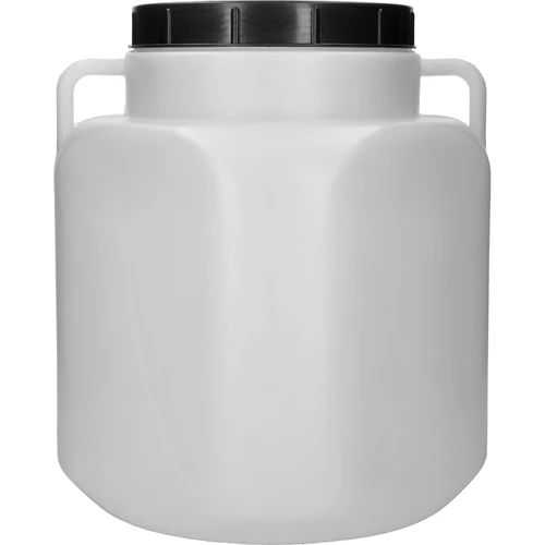 Neliönmuotoinen astia 40 L, valkoinen, kahvallinen, Sterk - 2