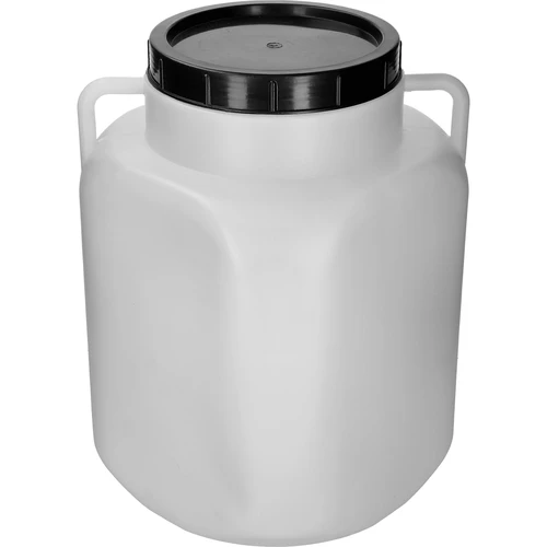 Neliönmuotoinen astia 50 L, valkoinen, kahvallinen 50 L