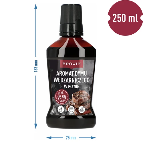Nestemäinen savuaromi, 20 kg:lle, 250 ml - 4