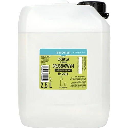 Päärynänmakuinen esanssi, luonnollisella aromilla, 2,5L