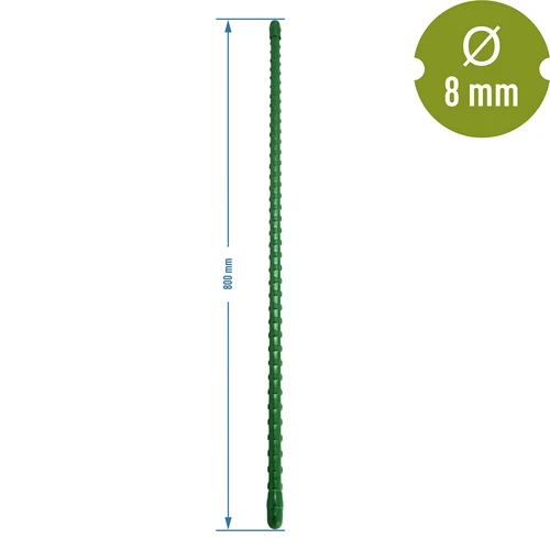 PE-pinnoitettu terästikku 0,8m x 8mm - 2