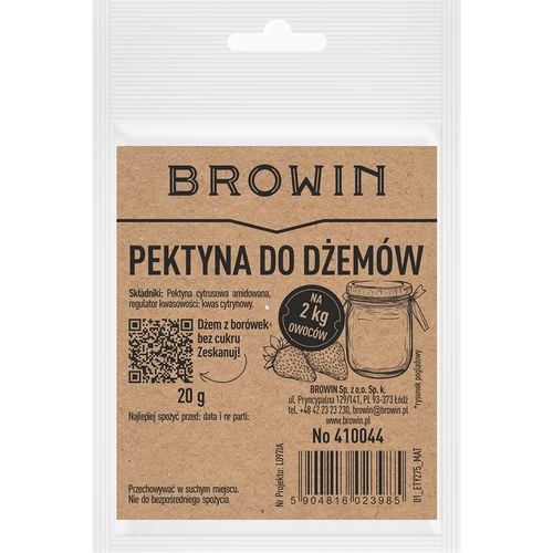 Pektiini hilloille - sitrushedelmien amidattu hyytelöintiin, 20 g