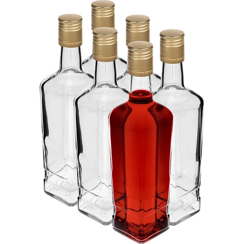 Pryncypalna-pullo 500 ml kierrekorkilla, 6 kpl - 2