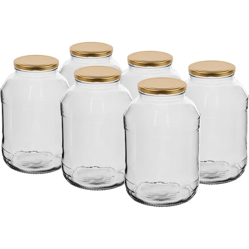 Purkit TO 2L kultaisella kannella fi82/6 - 6 kpl