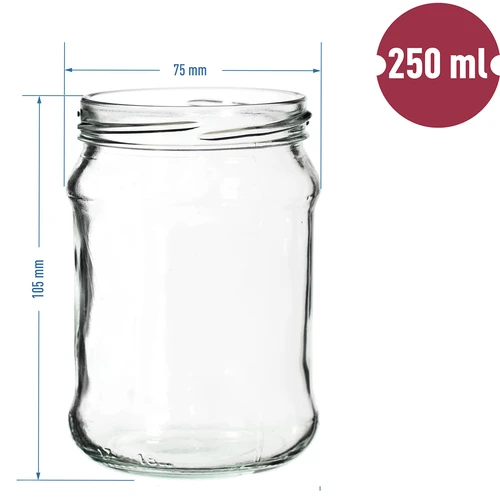 Purkit TO Neljännes 250 ml kannella fi 66 - 6 kpl - 6