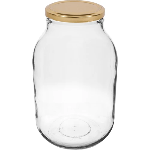 Purkki 3 L - 1 kpl, kultainen kansi (fi 100)