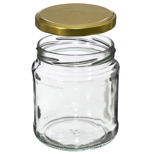 Purkki TO 500 ml kultaisella kannella fi82/6 - 6 kpl. - 2