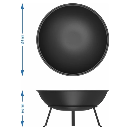 Puutarhan tulipesä ritilällä, Ø55 cm, pyöreä, kulhomalli - 8