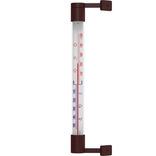 Ruskea ulkolämpömittari (-50°C - +50°C) 22cm