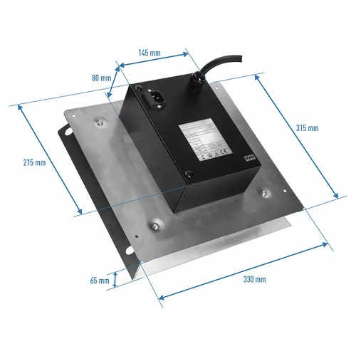 Sähkömoduulisarja Wi‑Fi-ohjaimella – dragON IQ 1,5 kW, pihasavustimiin - 6
