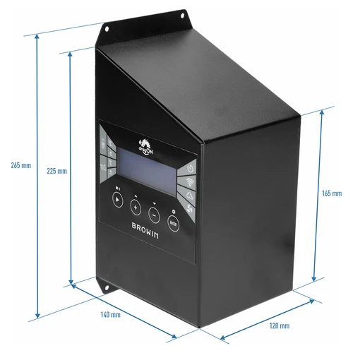 Sähkömoduulisarja Wi‑Fi-ohjaimella – dragON IQ 1,5 kW, pihasavustimiin - 4