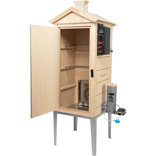 Sähköinen savustinkaappi dragON PLYWOOD NATURE 100E lämmitysmoduulilla ja ohjaimella - 3