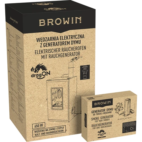 Sähkösavustinkaappi – dragON savugeneraattorilla, digitaalinen 65 l - 35