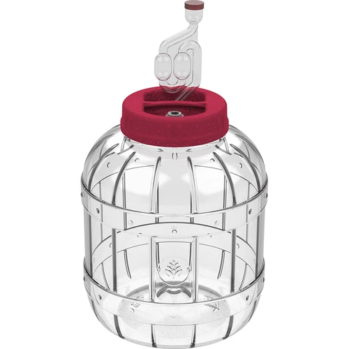Särkymätön, monikäyttöinen käymispurkki, 5 L