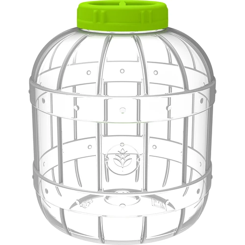 Särkymätön, monikäyttöinen purkki, 8 L