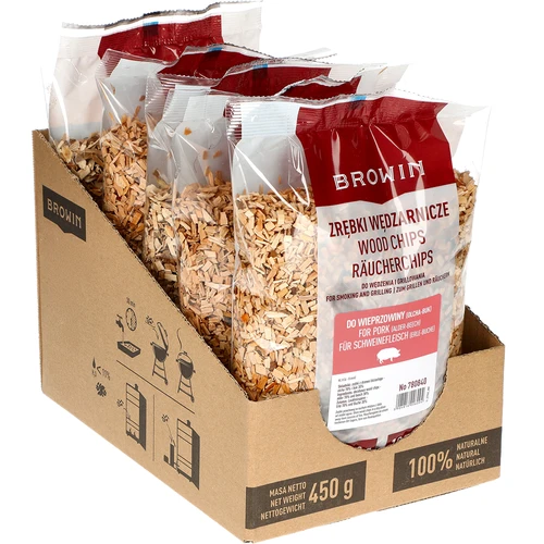 Savustus-/grillauslastut 70% leppä + 30% pyökki, 450 g, luokka 8 - 2